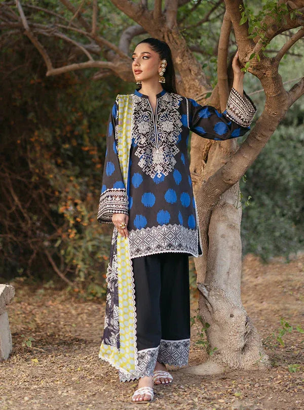 Zainab Chottani | Tahra Lawn 24 | FREYA - D 10B - Aqsa Fabrics