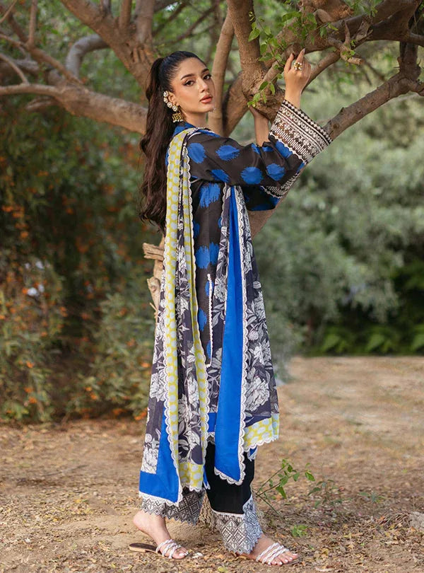 Zainab Chottani | Tahra Lawn 24 | FREYA - D 10B - Aqsa Fabrics