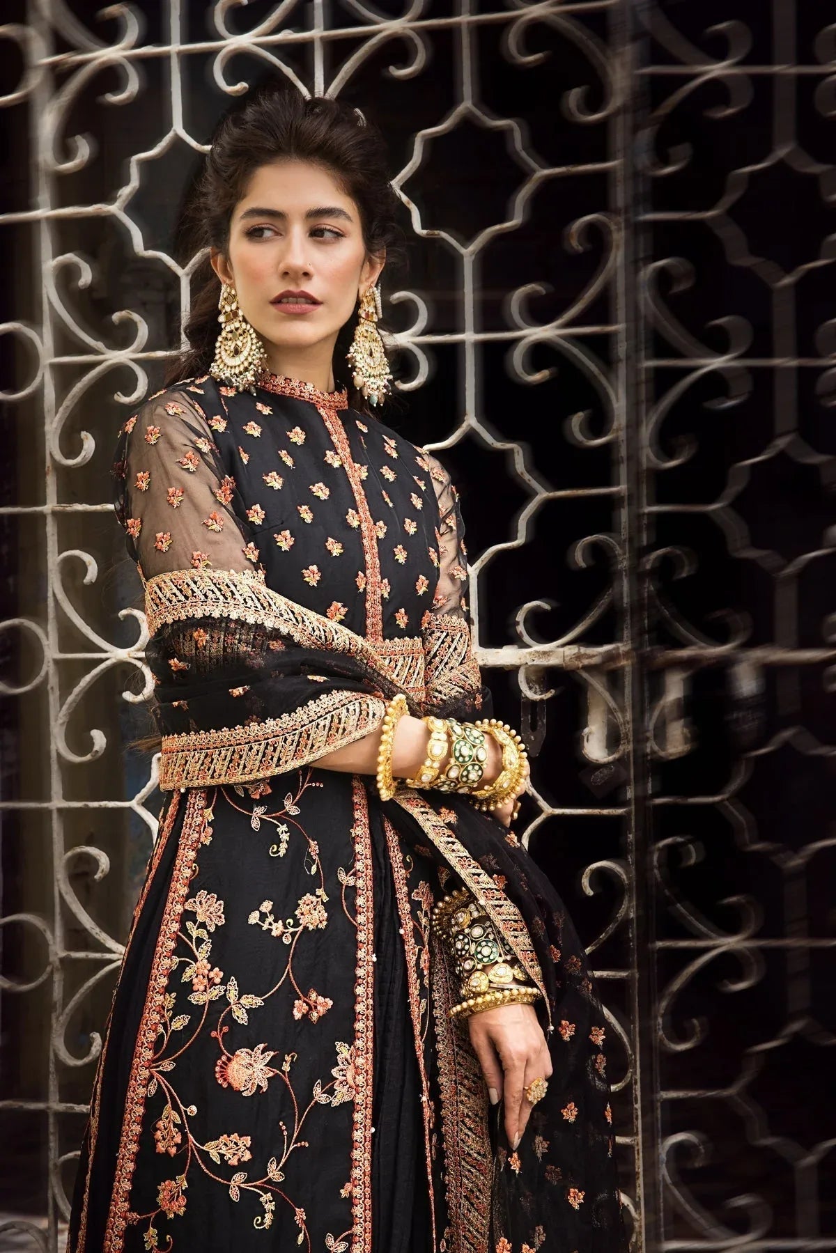 Erum Khan | Umaima Eid Edit | SAFWA - Aqsa Fabrics