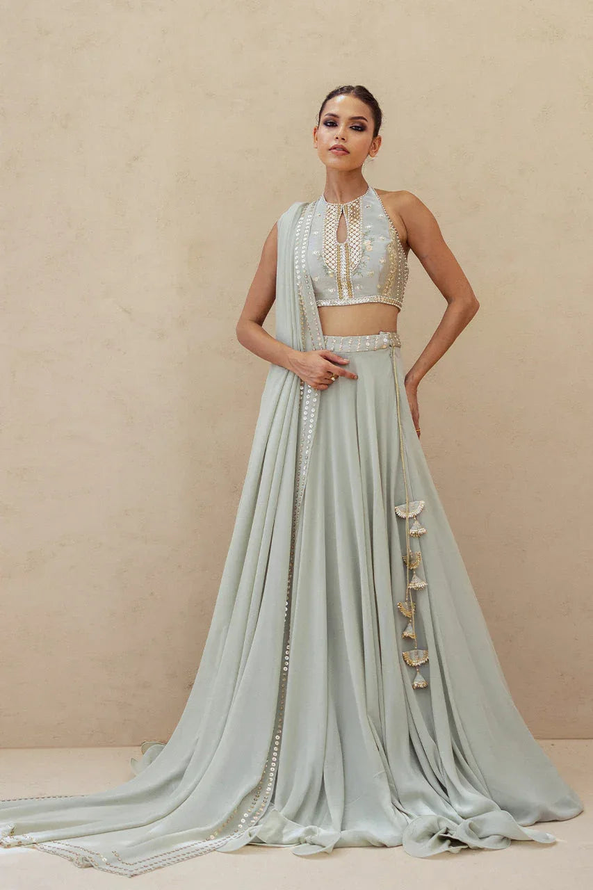 Sania Maskatiya | Fall Festive Shimmer | Dalia - Aqsa Fabrics