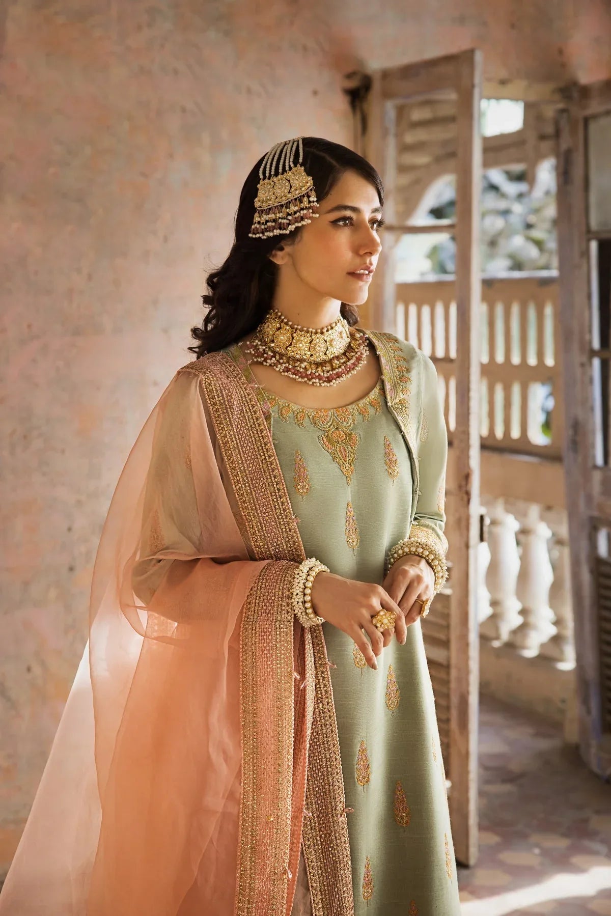 Erum Khan | Umaima Eid Edit | DARAKSHAN - Aqsa Fabrics