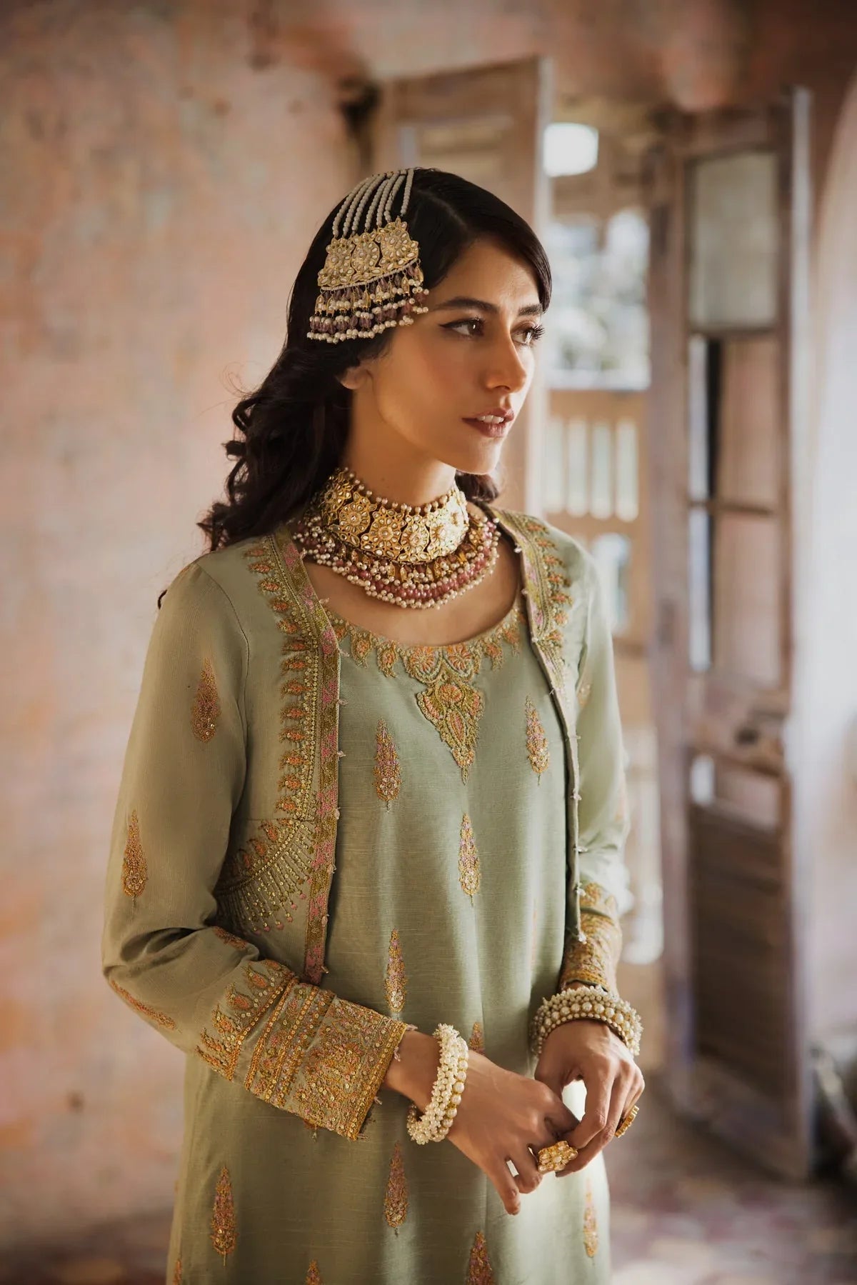 Erum Khan | Umaima Eid Edit | DARAKSHAN - Aqsa Fabrics