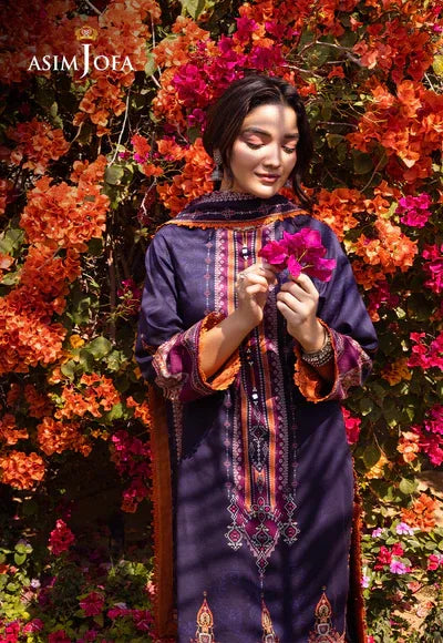 Asim Jofa | Prints Essentials | AJUB-09 - Aqsa Fabrics
