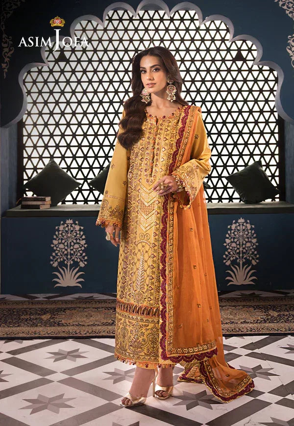 Asim Jofa | Fasana e Ishq Eid Luxury Lawn | AJFI-19 - Aqsa Fabrics