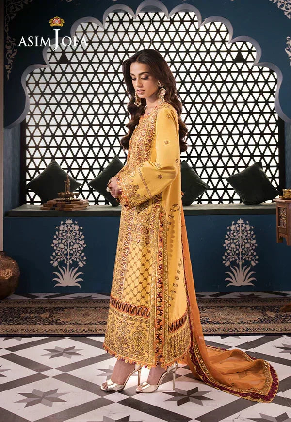 Asim Jofa | Fasana e Ishq Eid Luxury Lawn | AJFI-19 - Aqsa Fabrics