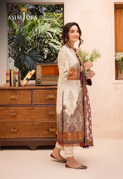 Asim Jofa | Prints Essentials | AJUB-11 - Aqsa Fabrics