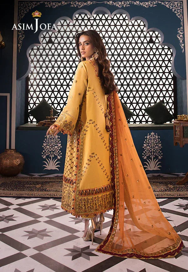 Asim Jofa | Fasana e Ishq Eid Luxury Lawn | AJFI-19 - Aqsa Fabrics