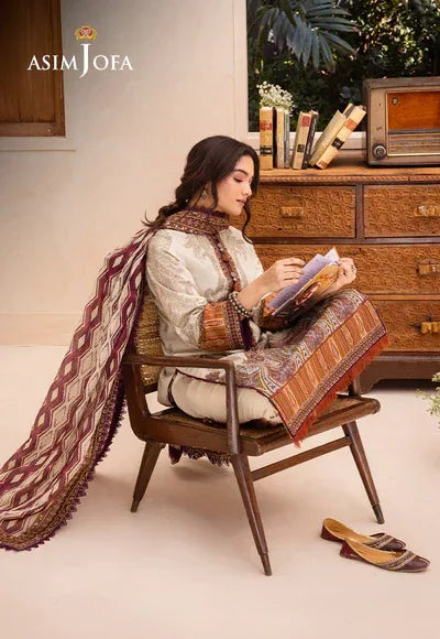 Asim Jofa | Prints Essentials | AJUB-11 - Aqsa Fabrics