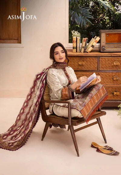 Asim Jofa | Prints Essentials | AJUB-11 - Aqsa Fabrics