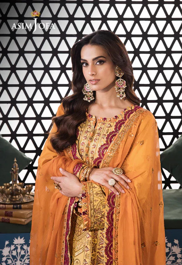 Asim Jofa | Fasana e Ishq Eid Luxury Lawn | AJFI-19 - Aqsa Fabrics