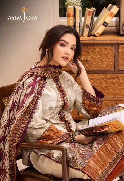 Asim Jofa | Prints Essentials | AJUB-11 - Aqsa Fabrics