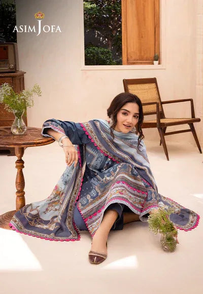 Asim Jofa | Prints Essentials | AJUB-14 - Aqsa Fabrics