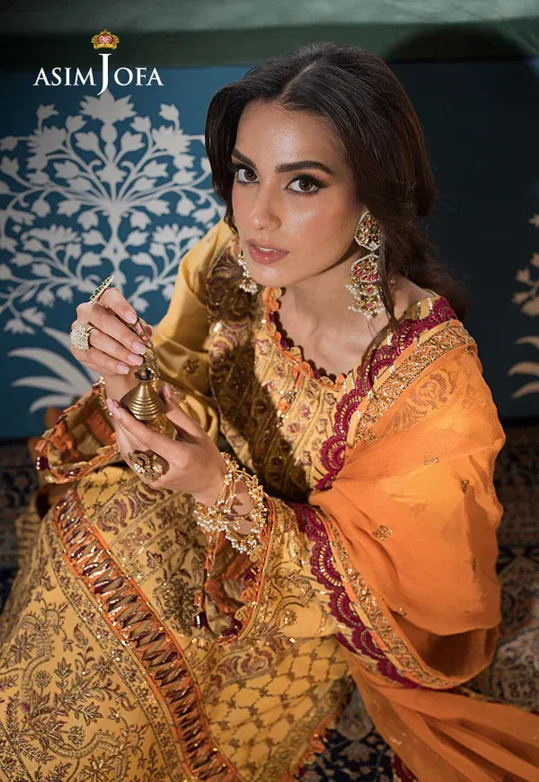 Asim Jofa | Fasana e Ishq Eid Luxury Lawn | AJFI-19 - Aqsa Fabrics