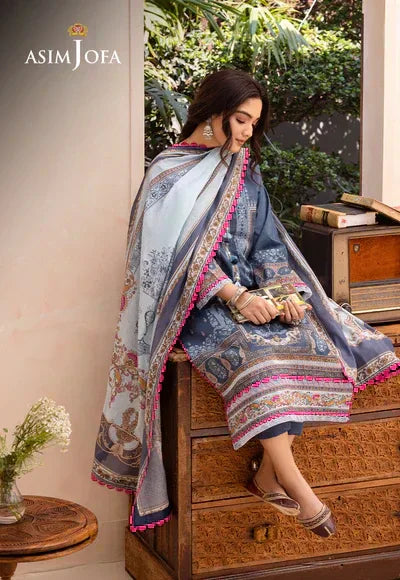 Asim Jofa | Prints Essentials | AJUB-14 - Aqsa Fabrics