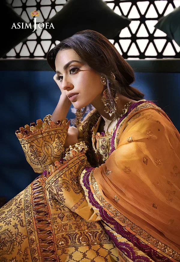Asim Jofa | Fasana e Ishq Eid Luxury Lawn | AJFI-19 - Aqsa Fabrics