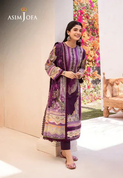 Asim Jofa | Prints Essentials | AJUB-10 - Aqsa Fabrics