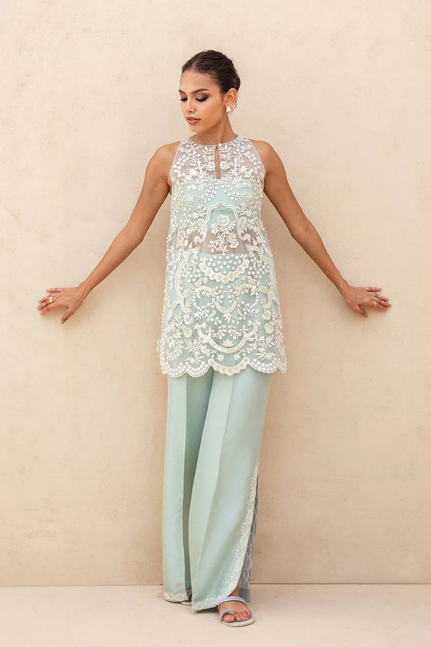 Sania Maskatiya | Fall Festive Shimmer | Freya - Aqsa Fabrics