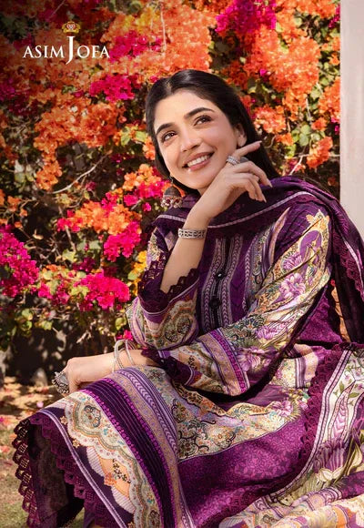 Asim Jofa | Prints Essentials | AJUB-10 - Aqsa Fabrics