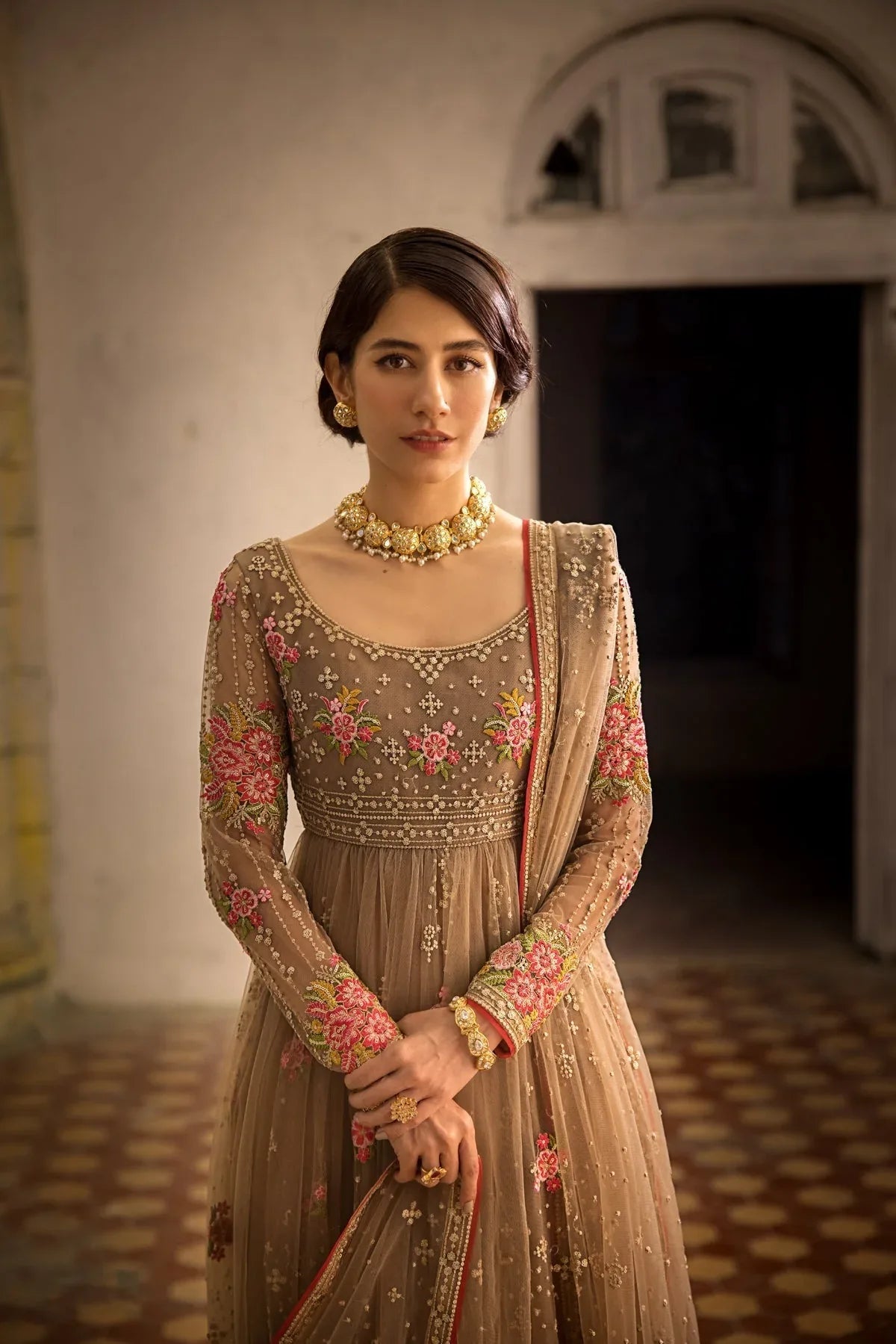 Erum Khan | Umaima Eid Edit | MIRAAL - Aqsa Fabrics