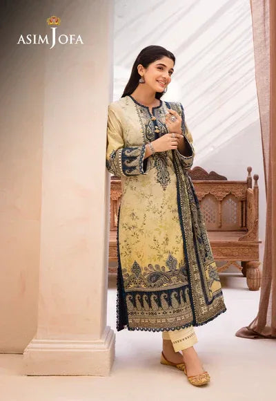 Asim Jofa | Prints Essentials | AJUB-15 - Aqsa Fabrics