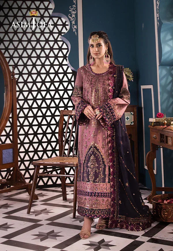 Asim Jofa | Fasana e Ishq Eid Luxury Lawn | AJFI-22 - Aqsa Fabrics