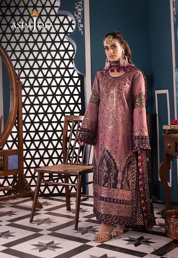 Asim Jofa | Fasana e Ishq Eid Luxury Lawn | AJFI-22 - Aqsa Fabrics