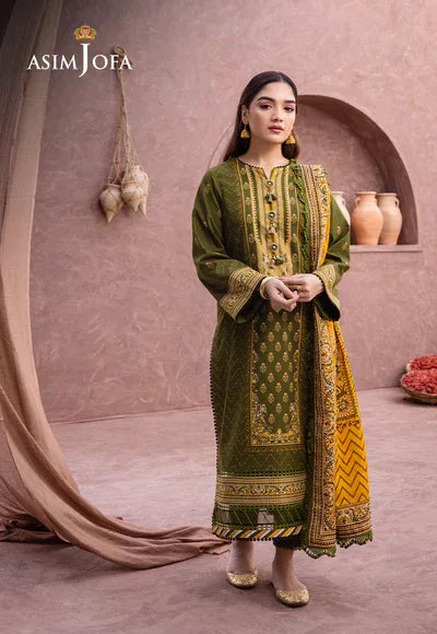 Asim Jofa | Prints Essentials | AJUB-01 - Aqsa Fabrics