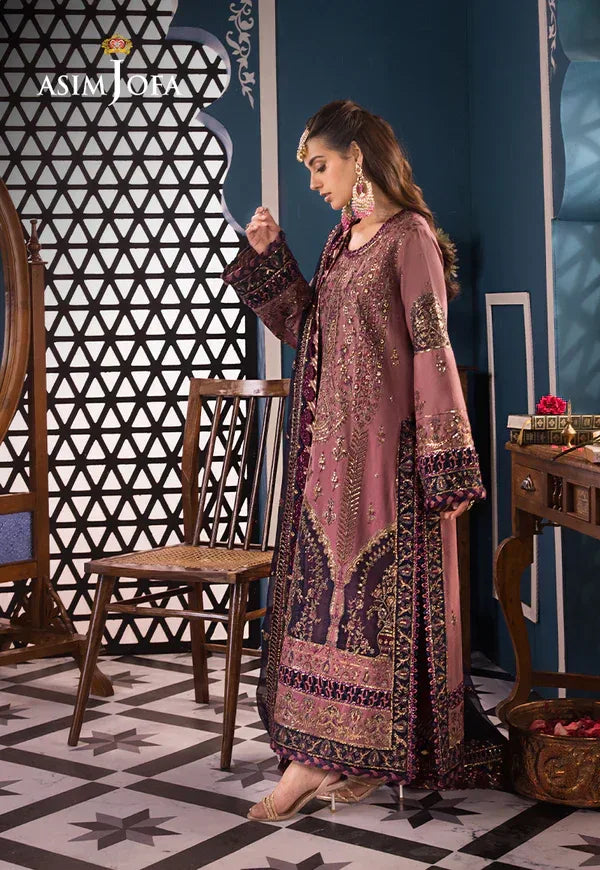 Asim Jofa | Fasana e Ishq Eid Luxury Lawn | AJFI-22 - Aqsa Fabrics