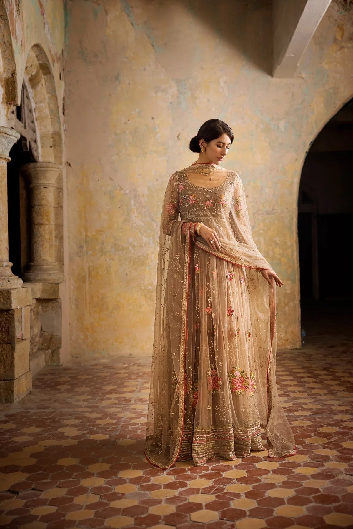 Erum Khan | Umaima Eid Edit | MIRAAL - Aqsa Fabrics
