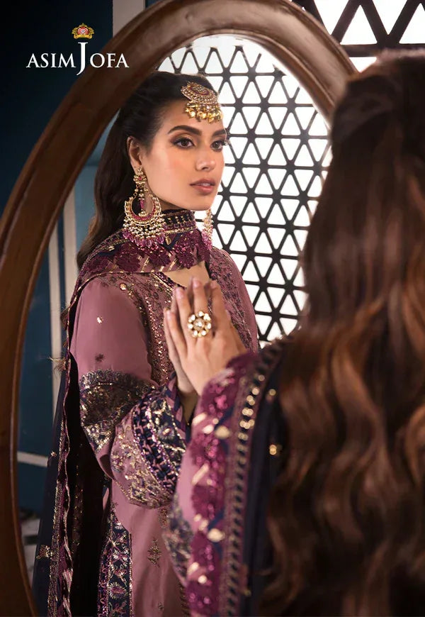 Asim Jofa | Fasana e Ishq Eid Luxury Lawn | AJFI-22 - Aqsa Fabrics