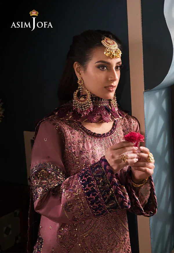 Asim Jofa | Fasana e Ishq Eid Luxury Lawn | AJFI-22 - Aqsa Fabrics