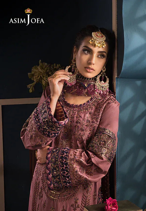 Asim Jofa | Fasana e Ishq Eid Luxury Lawn | AJFI-22 - Aqsa Fabrics