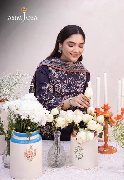 Asim Jofa | Prints Essentials | AJUB-08 - Aqsa Fabrics