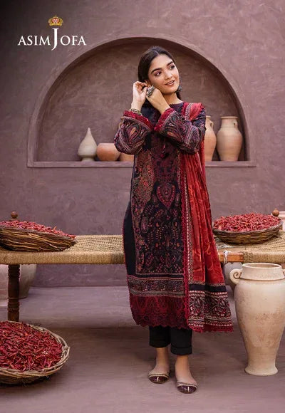 Asim Jofa | Prints Essentials | AJUB-12 - Aqsa Fabrics