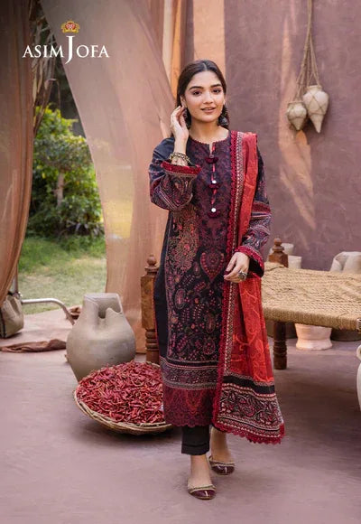Asim Jofa | Prints Essentials | AJUB-12 - Aqsa Fabrics