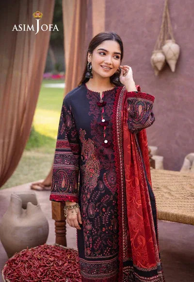 Asim Jofa | Prints Essentials | AJUB-12 - Aqsa Fabrics