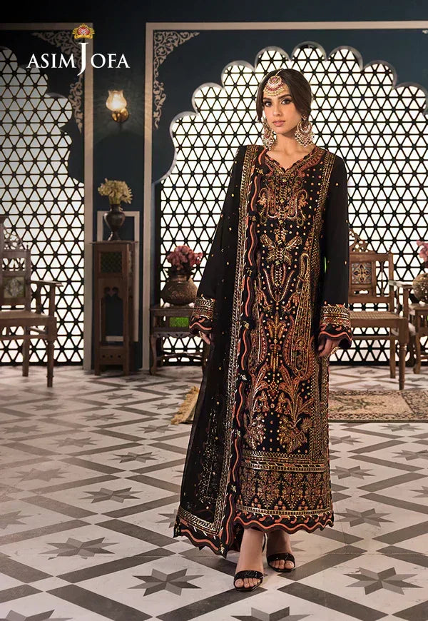 Asim Jofa | Fasana e Ishq Eid Luxury Lawn | AJFI-05 - Aqsa Fabrics