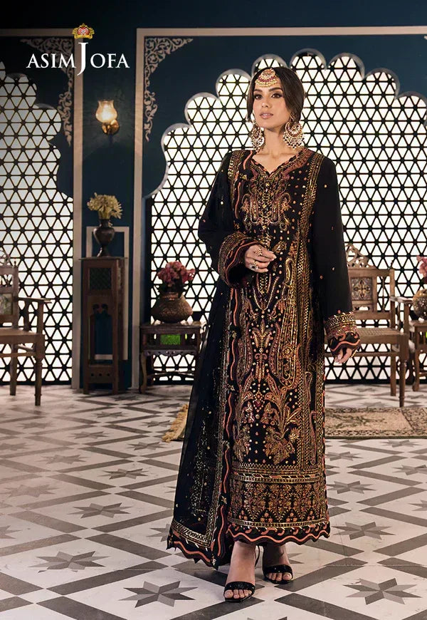 Asim Jofa | Fasana e Ishq Eid Luxury Lawn | AJFI-05 - Aqsa Fabrics