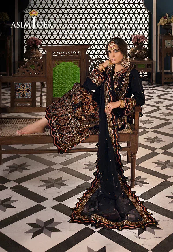 Asim Jofa | Fasana e Ishq Eid Luxury Lawn | AJFI-05 - Aqsa Fabrics