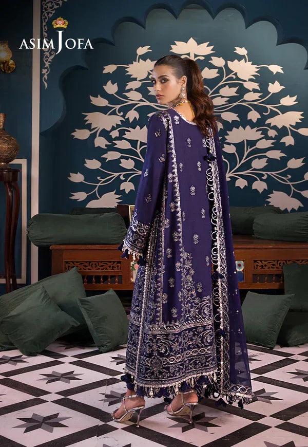 Asim Jofa | Fasana e Ishq Eid Luxury Lawn | AJFI-25 - Aqsa Fabrics