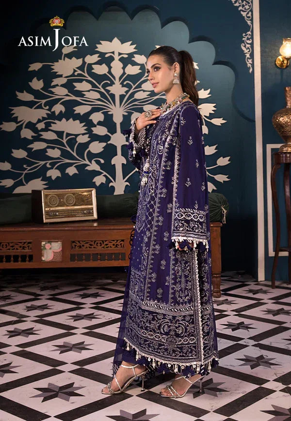 Asim Jofa | Fasana e Ishq Eid Luxury Lawn | AJFI-25 - Aqsa Fabrics