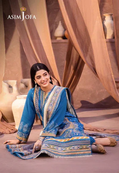 Asim Jofa | Prints Essentials | AJUB-16 - Aqsa Fabrics
