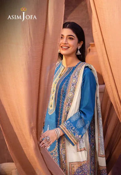 Asim Jofa | Prints Essentials | AJUB-16 - Aqsa Fabrics