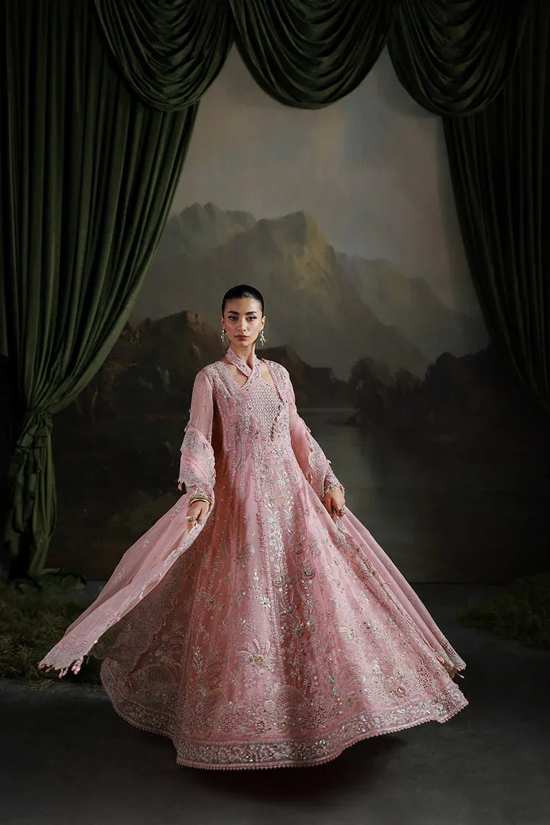 Qalamkar | Elirah Formals 25 | MF-03 BLUSH REVERIE - Aqsa Fabrics