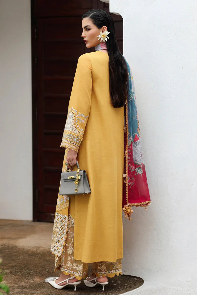 Qalamkar | Q Linen 25 | KL-06 GLEAM - Aqsa Fabrics
