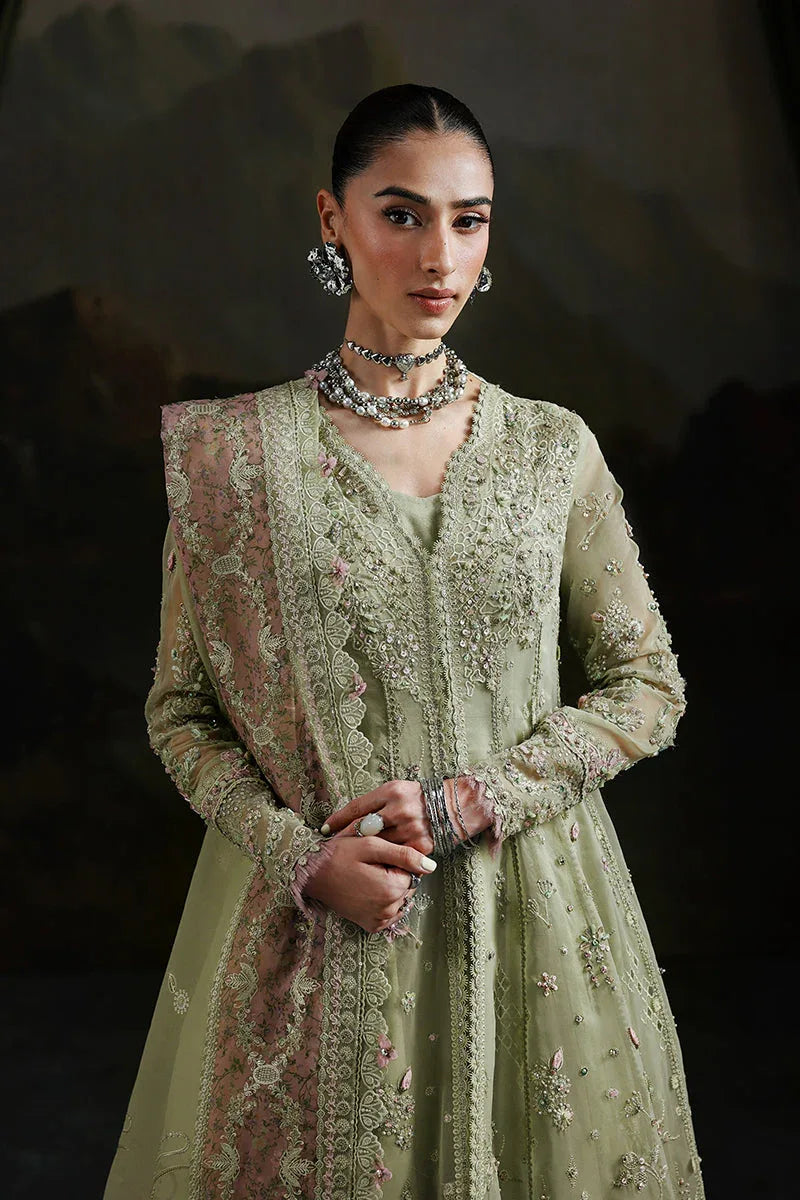 Qalamkar | Elirah Formals 25 | MF-02 SAGE AURA - Aqsa Fabrics