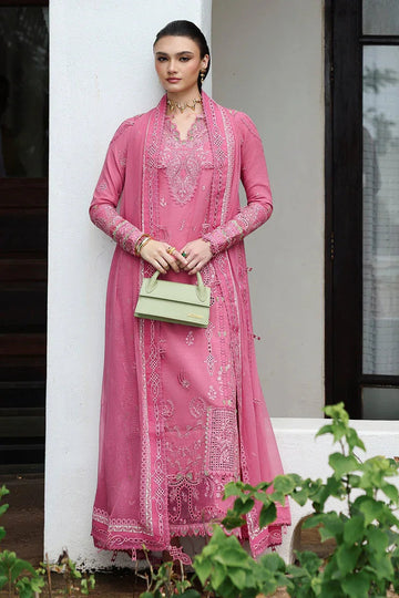 Qalamkar | Q Linen 25 | KL-04 BLOOM - Aqsa Fabrics