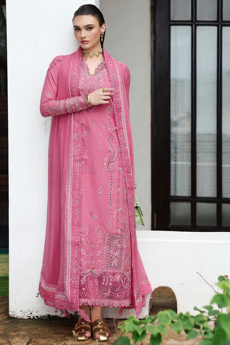 Qalamkar | Q Linen 25 | KL-04 BLOOM - Aqsa Fabrics