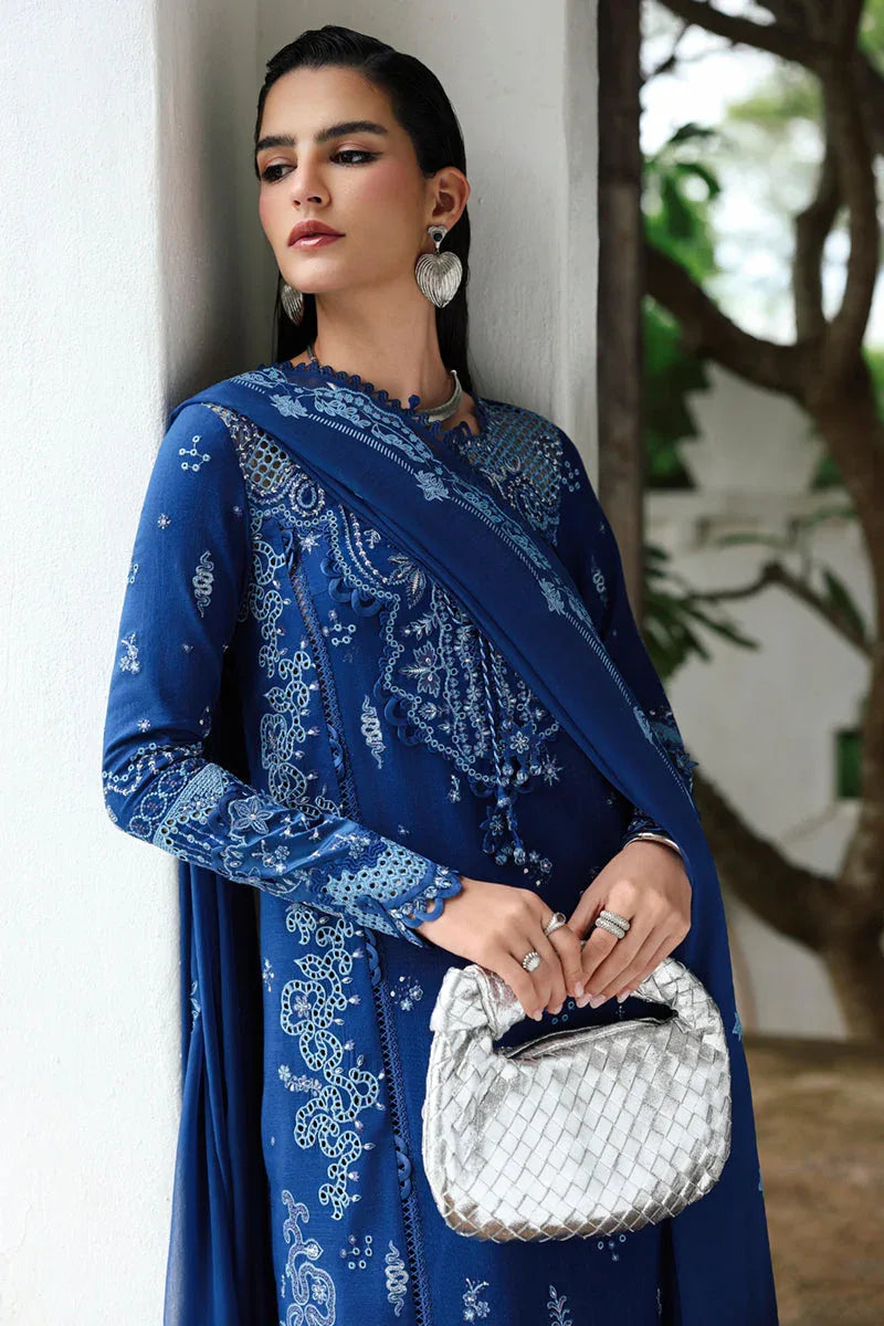 Qalamkar | Q Linen 25 | KL-03 ECLIPSE - Aqsa Fabrics