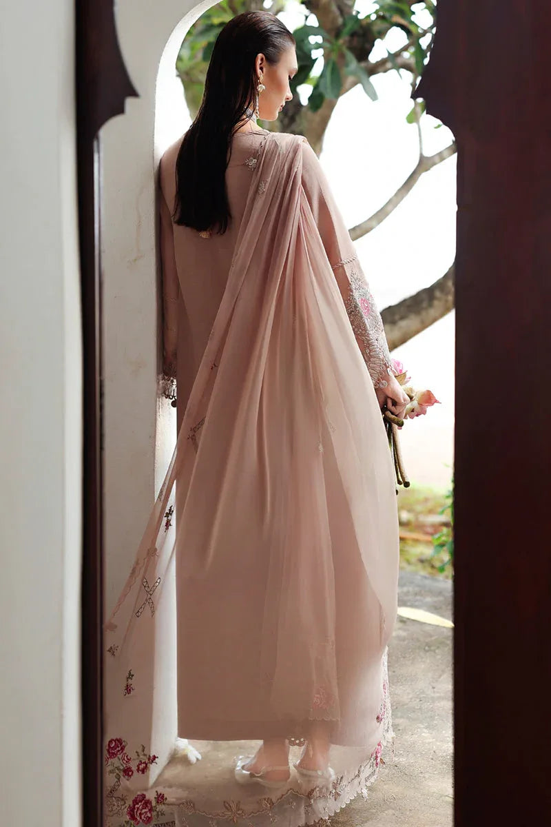 Qalamkar | Q Linen 25 | KL-14 DUSK - Aqsa Fabrics